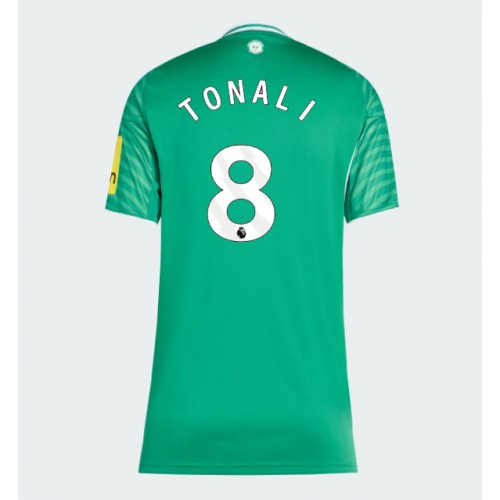Stroje piłkarskie Newcastle United Sandro Tonali #8 Koszulka Wyjazdowej dla damskie 2025-26 Krótki Rękaw